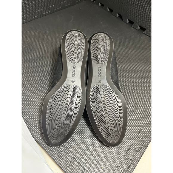 Women's Ecco Touch Ballerina Flats‎ Black Shoes Size 40 US 9-9.5 - Picture 5 of 8